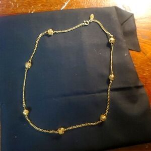 Avon Vintage Gold Tone Knotted Necklace